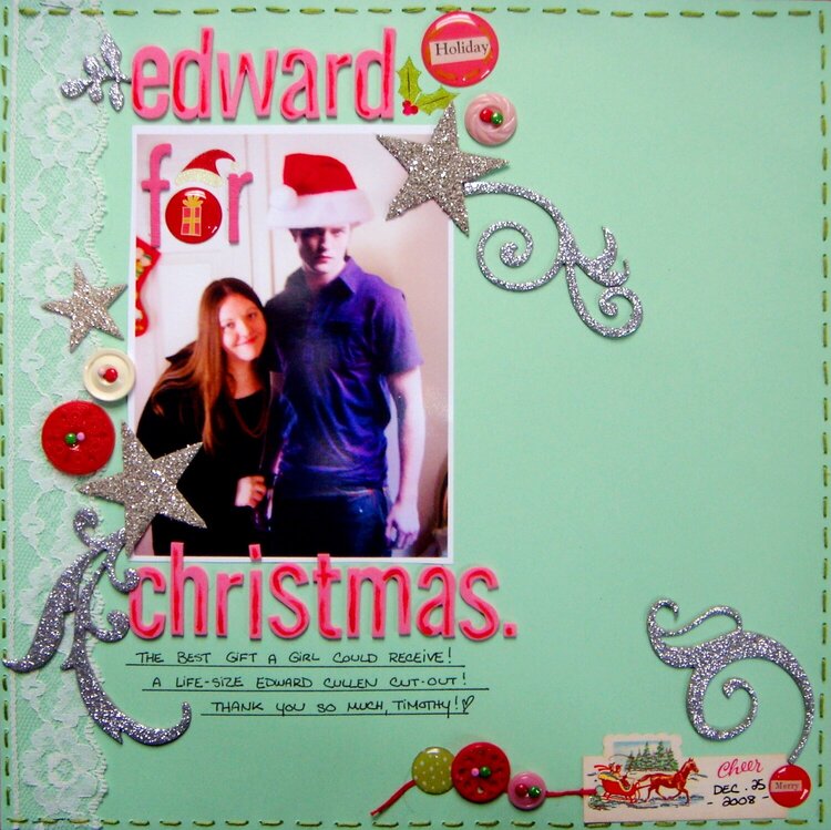 Edward for Christmas (12 x 12)