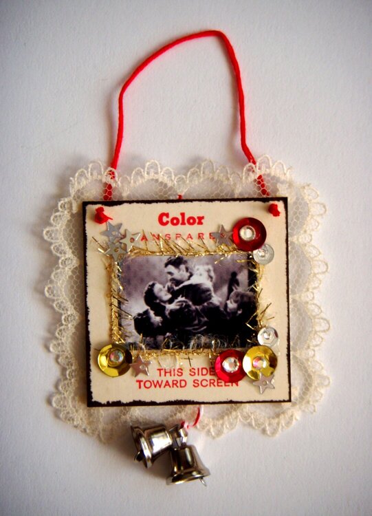 Every Time A Bell Rings... Vintage Slide Ornament