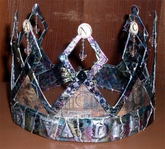 Duct Tape Tiara inspired by Sally Jean and Tim Holtz