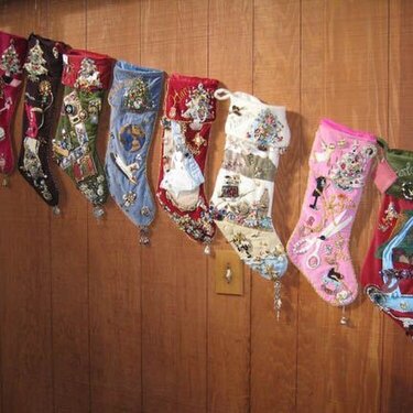 Here&#039;s a group photo of most of the Jeweled Stockings