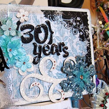 30 Years... Acrylic Book using Prima Lace...Pt. 1