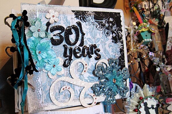 30 Years... Acrylic Book using Prima Lace...Pt. 1