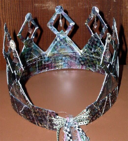 Duct Tape Tiara inspired by Sally Jean and Tim Holtz