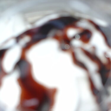 mmm - iced mocha latte (blurry)