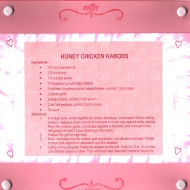 Sarah&#039;s Summer Recipe Swap - Honey Chicken Kabobs