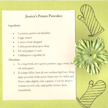 Jessica&#039;s Potato Pancakes - Breakfast Recipe Swap