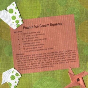 Sarah&#039;s Summer Recipe Swap - Peanut Ice Cream Squares