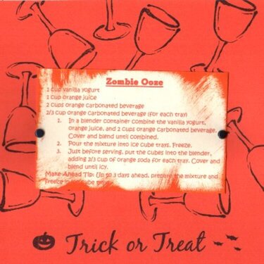 Zombie Ooze - Sarah&#039;s Halloween Recipe Swap