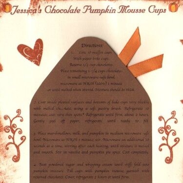 Jessica&#039;s Chocolate Pumpkin Mousse Cups - Chocolate Recipe Swap