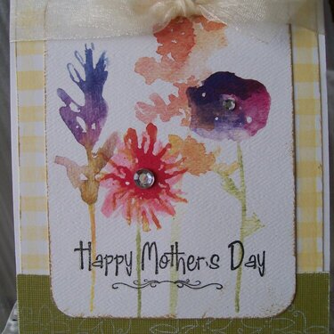 Mothers day card various blooms