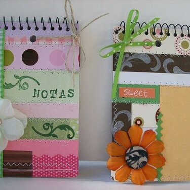 mini notebooks