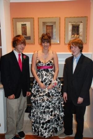 Matt, Kaelyn and Blake - Prom 2009