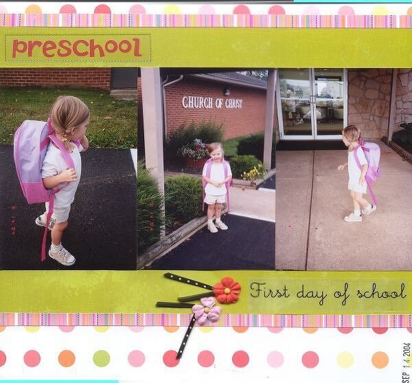 1st Day of Preschool