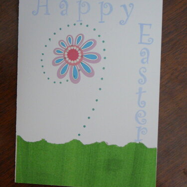Easter card-outside