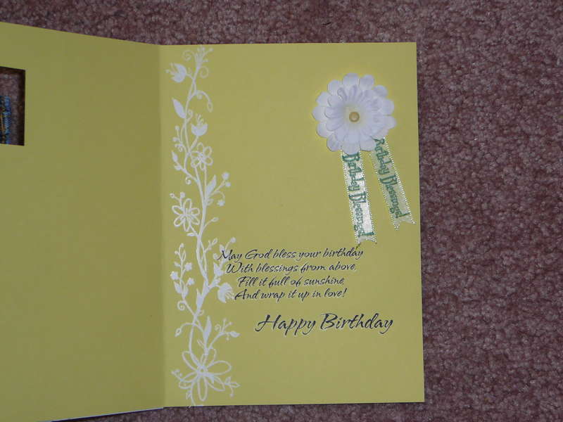 Birthday card-Blessing-inside