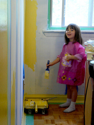 August 5-Painting Her Room