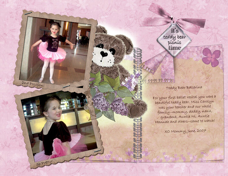 Teddy Bear Ballerina
