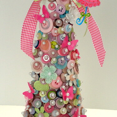 Baby Shower Button Tree