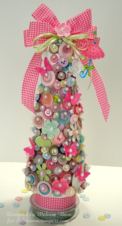 Baby Shower Button Tree
