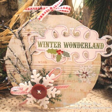 Winter Wonderland Ornament Card