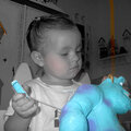 grandbaby playing in color