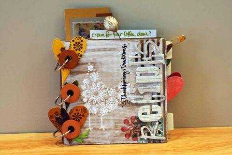 ReUsed Whimsical Holiday Recipe Book