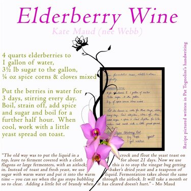 Elderberry Wine