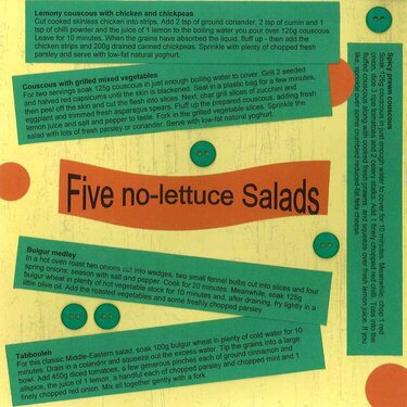 Five No-Lettuce Salads