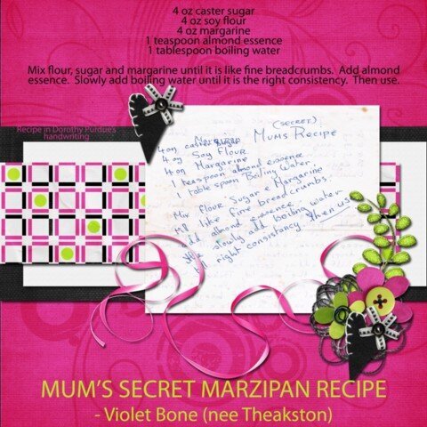 Mum&#039;s Secret Marzipan Recipe