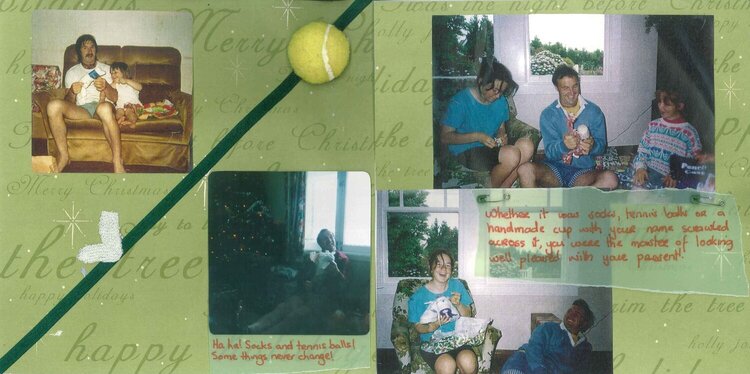 Dad&#039;s Scrapbook - Pages 10 &amp; 11 - Christmas