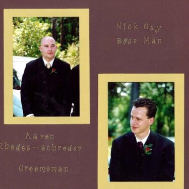 Best Man &amp;amp; Groomsman