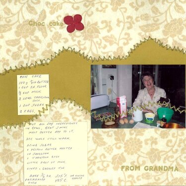 Choc Cake - Grandma