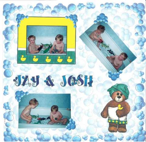 Jay &amp; Josh in the bath