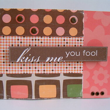 iDEAS Kiss Me Card