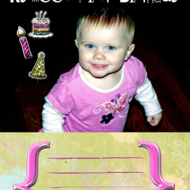 Rylee&#039;s Birthday Card