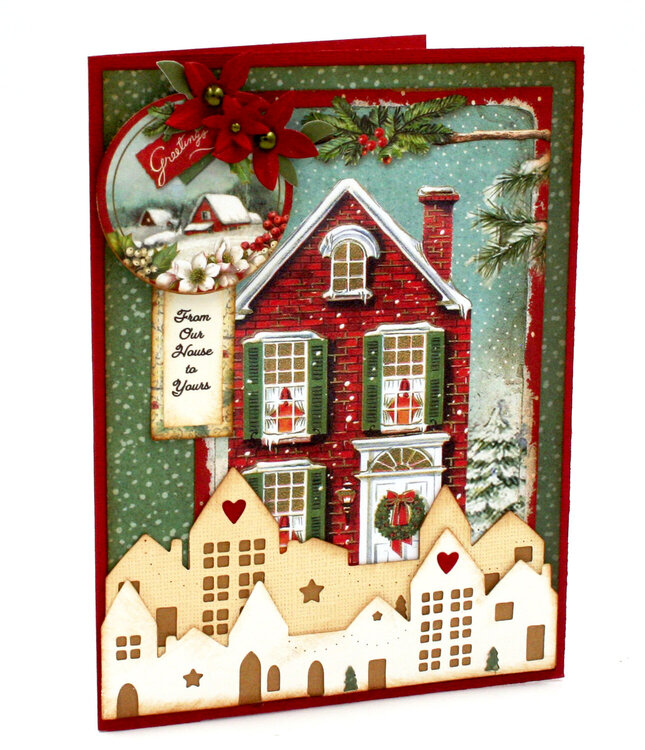 Christmas card using Eileen Hull Designs for Sizzix Die Only at Scrapbook.com