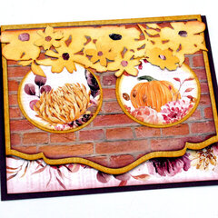Fall card for Eileen Hull Designs by Sizzix using new Sizzix Dies sold only at Scrapbook.com!