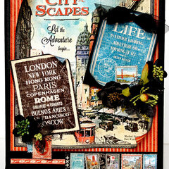 Graphic 45's new collection City Scapes