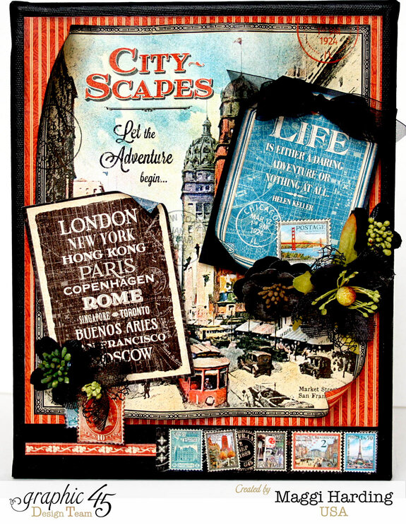 Graphic 45&#039;s new collection City Scapes