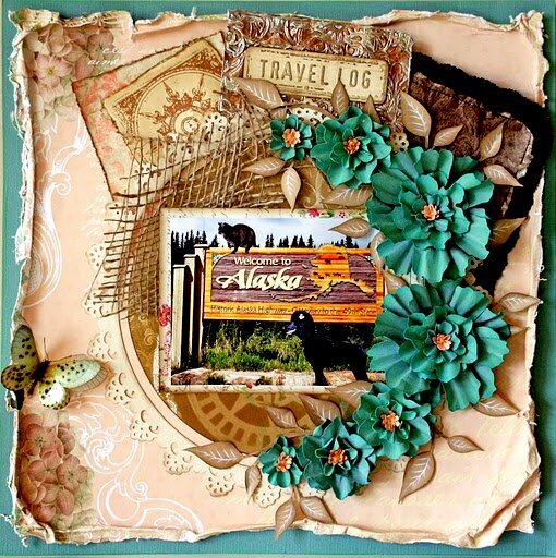 Chena &amp; Escape Kitty-Welcome to Alaska, Swirlydoos odd papers challenge