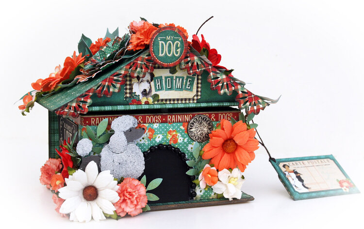 Doghouse gift box G45 Raining Cats and Dogs