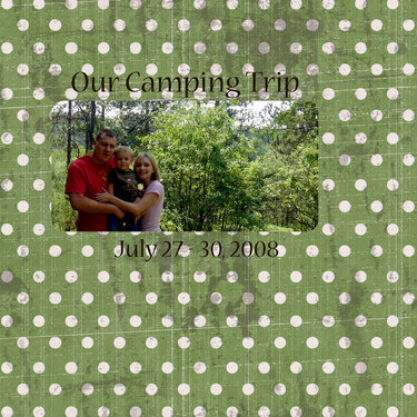 Our Camping Trip Cover