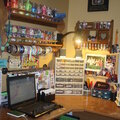 closeup of workspace