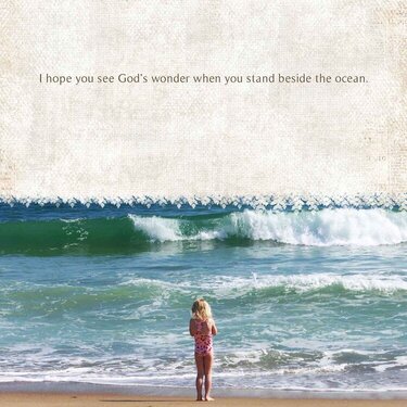 stand beside the ocean