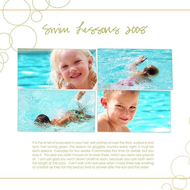 swim lessons 2008