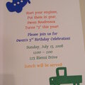 Owen's Birthday Invitaions