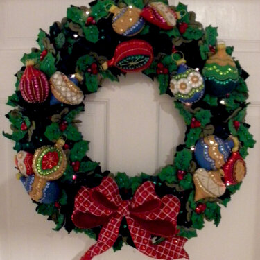 Christmas Wreath - Stage 4 and 5