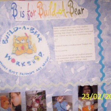 B is for build a bear