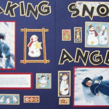 Making Snow Angels