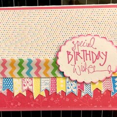 Special Birthday Wishes (Feb. Card Sketch #5)